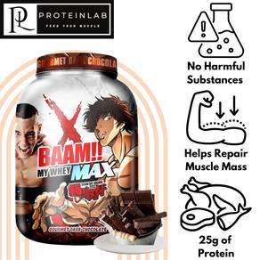 BAAM!! My Whey Max X Baki (5lbs) (54 Servings)