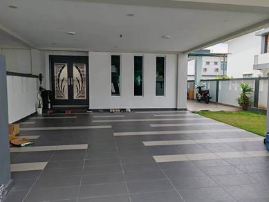 Fully renovated double storey terrace end lot in Rimbun vista for sale