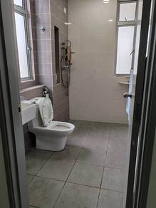 Fully renovated double storey terrace end lot in Rimbun vista for sale