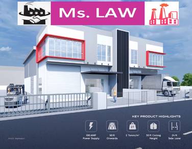 New 2 Storey Semi D Factory Project at Permatang Tinggi Bukit Minyak