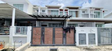 Extended Kitchen Double Storey Maple Hillpark Puncak Alam