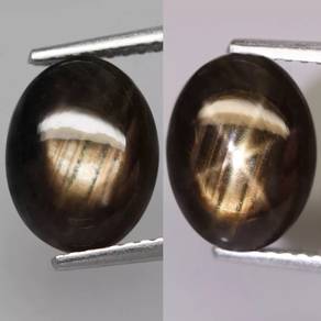 permata star black sapphire 4.30ct