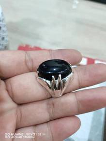 Cincin perak akik yaman 1