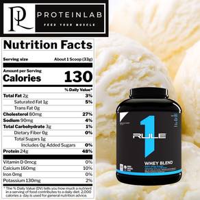 Rule 1 Whey Protein Blend (5lbs)