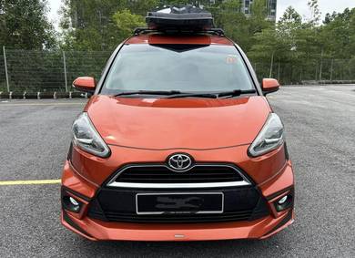 Sienta body kit modelista w spoiler paint body kit