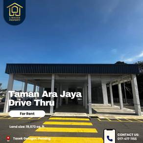 [𝗙𝗢𝗥 𝗥𝗘𝗡𝗧] DRIVE THRU Shop Lot Taman Ara Jaya, Penang