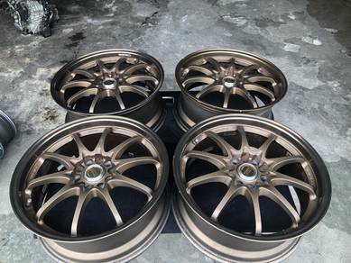 Wheels Rays Eng. VR CE28 114.3x5 18x7.5j +43 Japan