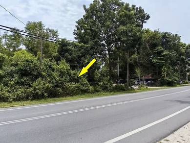 Tanah CANTIK 0.6EKAR TEPI JALAN BESAR KG PENGKALAN ATAP BATU RAKIT