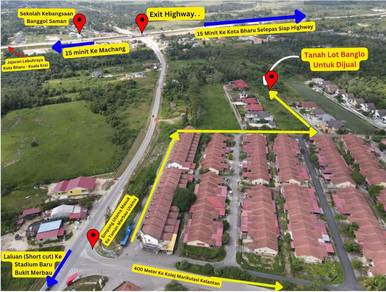 TANAH CORNER LOT BaNGLO DI KAWASAN STRATEGIK DAN DEKAT MASJID