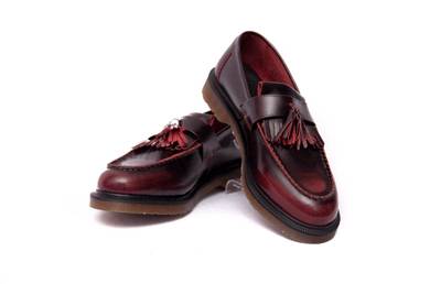 Dr Martens Adrian Tassel Loafer Rub Red Original