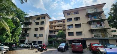 GROUND FLOOR - Flat Seksyen 2 Wangsa Maju - 3 Bilik ( 0 DEPOSIT )