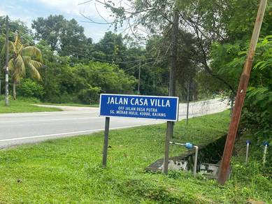 Lot Banglo Sungai  Merab Bangi Selangor.