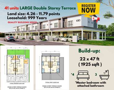 Matang New Terrace 2-storey@Full loan