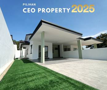 Kulim⭐1 storey Semi- D (4 bilik) ⭐Full Loan / Tanah tepi yg Luas  .