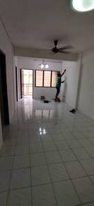 Newly painted air cond unit at Seroja apartment, Taman Tun Teja. Rawan