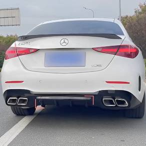 W206 AMG Rear Diffuser Splitter Bumper Kit Bodykit