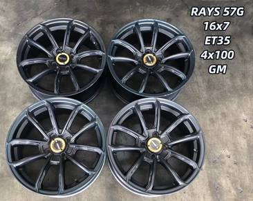 USED RIM RAYS 57G 16inch MYVI ALZA WIRA VIOS CITY