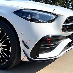 W206 AMG Front Canard Lip Bumper Body kit BodyKit