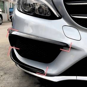 W205 Pre Facelift AMG Bumper Front Canard Body kit
