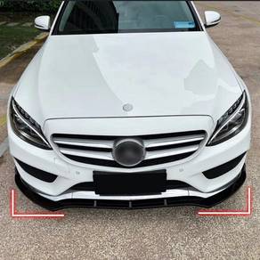 W205 Pre AMG Front Lips Diffuser Bumper Body kit
