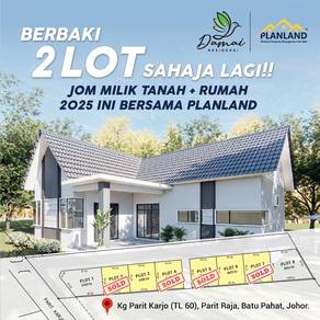 TANAH LOT & RUMAH di Pt. Karjo Untuk PAKEJ LPPSA (Damai Residensi)