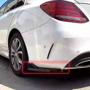 C Class W205 AMG C63 Rear Splitter Bumper Bodykit