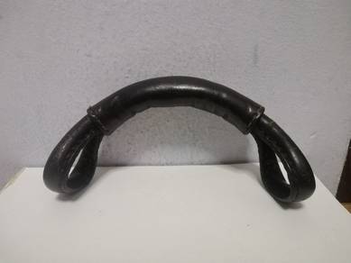 Vintage Satchi Leather Men Handbag Handle