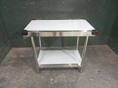 S/S 2 Tier Worktable - 4FT
