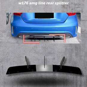 W176 Amg Rear Diffuser Splitter Bumper Bodykit