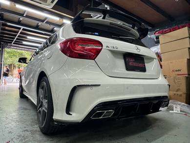 A Class W176 Amg A45 Bodykit Rear Canard Bumper