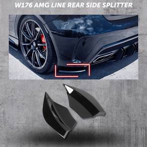 W176 Amg A45 Bodykit Rear Bumper Side Splitter