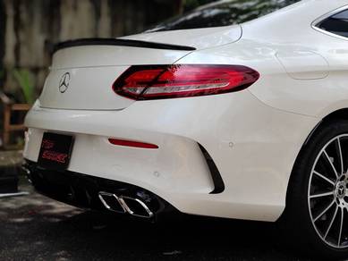 C Coupe C205 W205 AMG Rear Bumper Canard Body kit