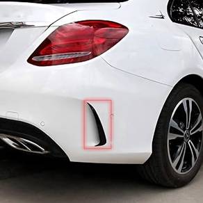C Class W205 AMG / C63 Rear Canard Bumper Bodykit