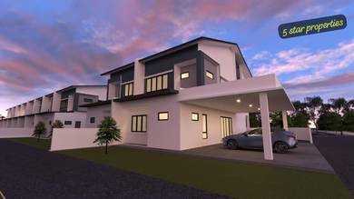 Lotak Villas 5 Large Double Storey House For Sale