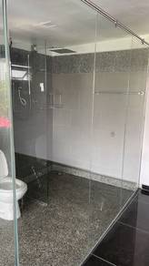 PASANG SHOWER SCREEN GLASS l skrin kaca mandian l