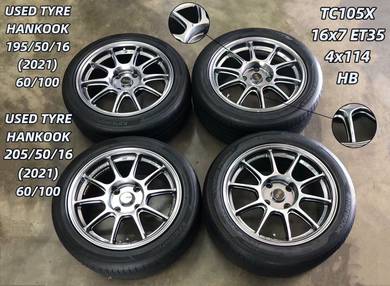 USED RIM TC105X 16inch&TYRE GEN2 PERSONA WAJA
