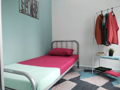 Bilik Single&Privacy-FREE Wifi,Near Sunway,Bandar Utama,TTDI,Puchong