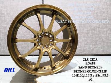 RAYS CE28 18inc CIVIC FD FC FE X50 X70 HRV LANCER