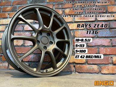 RAYS ZE40 1136 18inc ALZA GOLF CIVIC FC FE X50