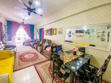 FULL LOAN! RENOVATED! Langat Jaya Condominium, Cheras Batu 9 .