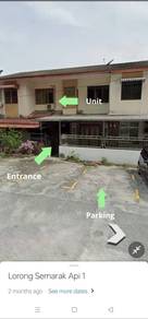 Townhouse farlim sunshine centra a/c wifi full furnish private carpark