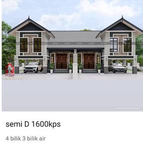 Rumah Semi D di Chendering , jln istana belakang caltex chendering .