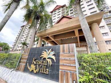 (Full Loan) KRISTAL VILLA Condo with Balcony (1008sf,3R2B,1CP) Kajang