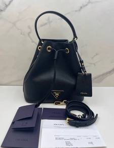 Prada Saffiano full leather Bucket Bag