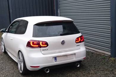 Golf MK6 Rear Tail Lamp Crystal Head Lamp Bodykit