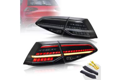 Mk7 Rear Lamp Crystal LED R Look Tail Lamp Bodykit