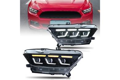 Mustang 15 Head Lamp Crystal LED Bodykit Body Kit