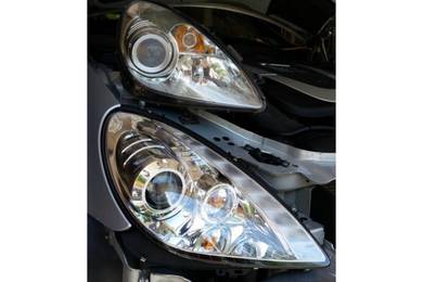 R171 SLK Head Lamp Crystal Projector LED Bodykit