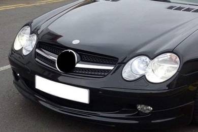 R230 SL Front Grill Grille Bodykit Chrome Black