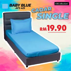 Set Cadar Asrama Baby Blue AFS425